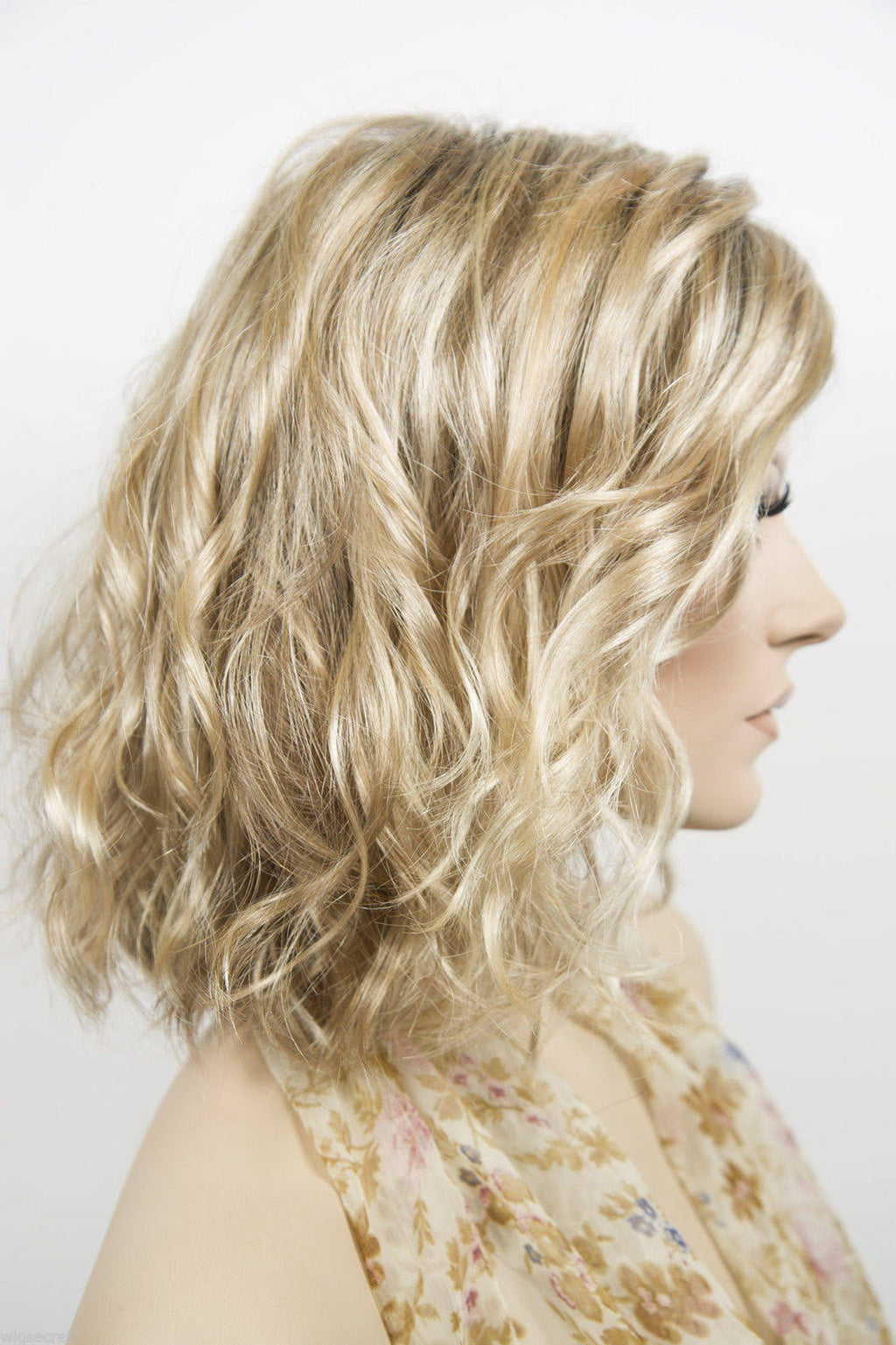 Wavy Blonde Brunette Red Grey Wigs B78967
