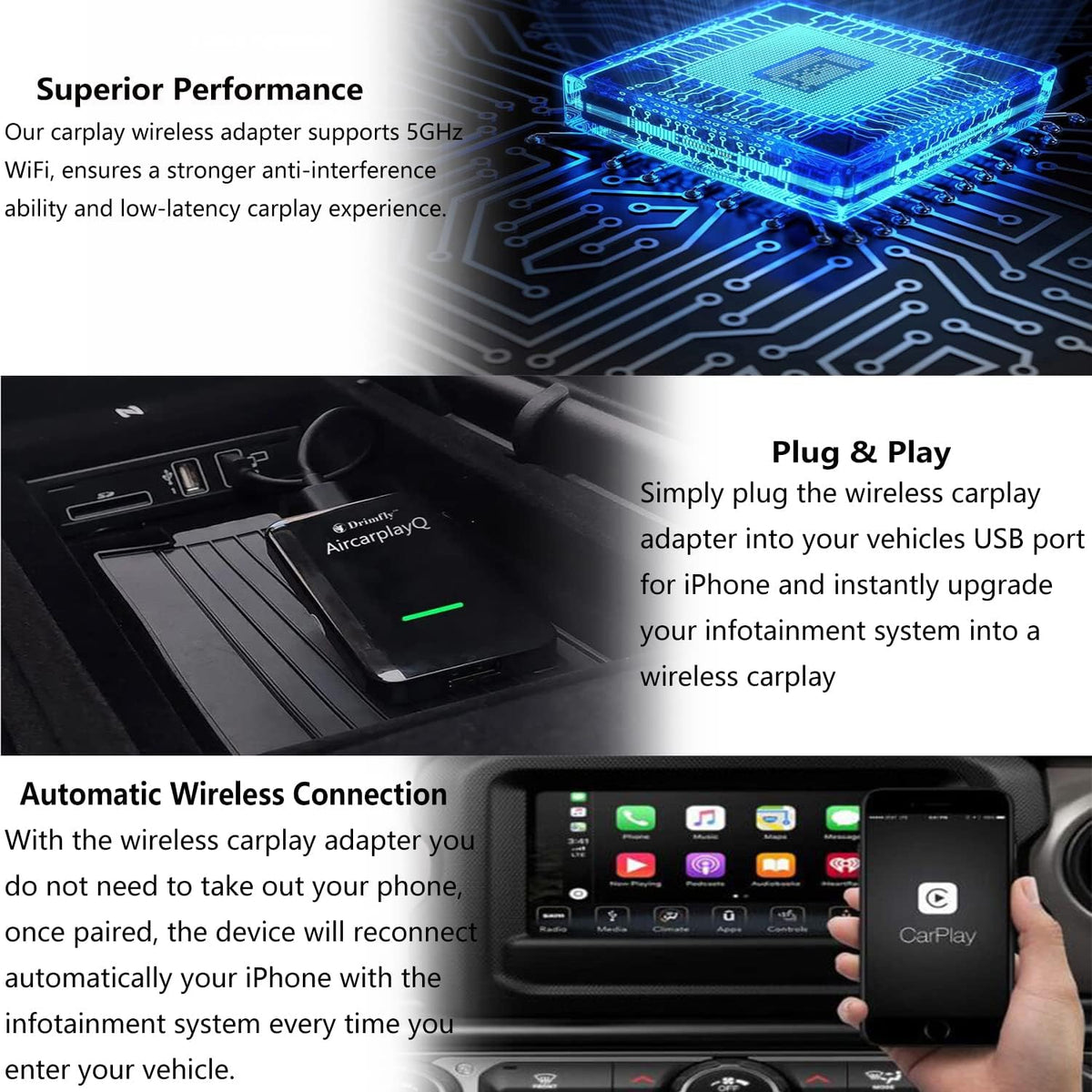 Wireless CarPlay Adapter U877