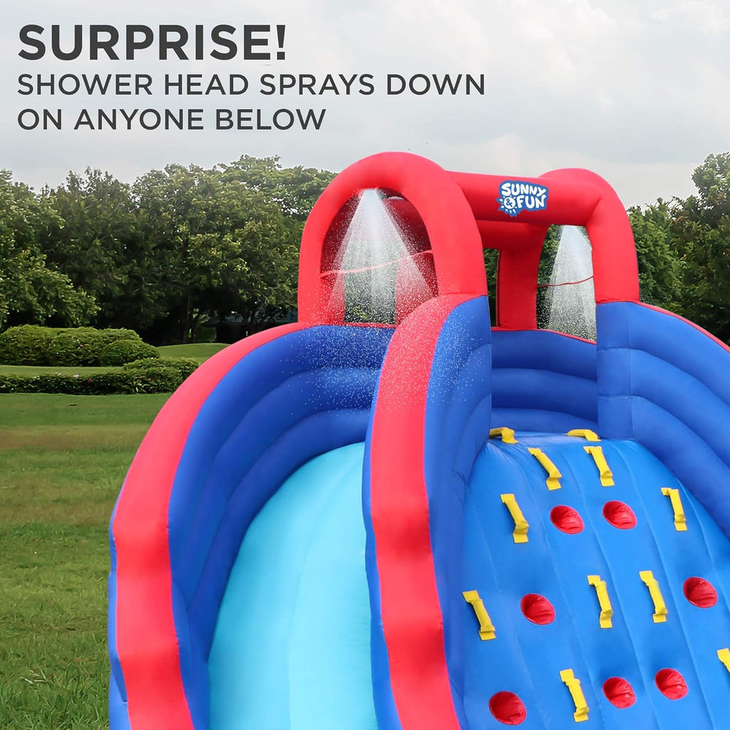 Inflatable Water Slide Park with Splash Pool G241902
