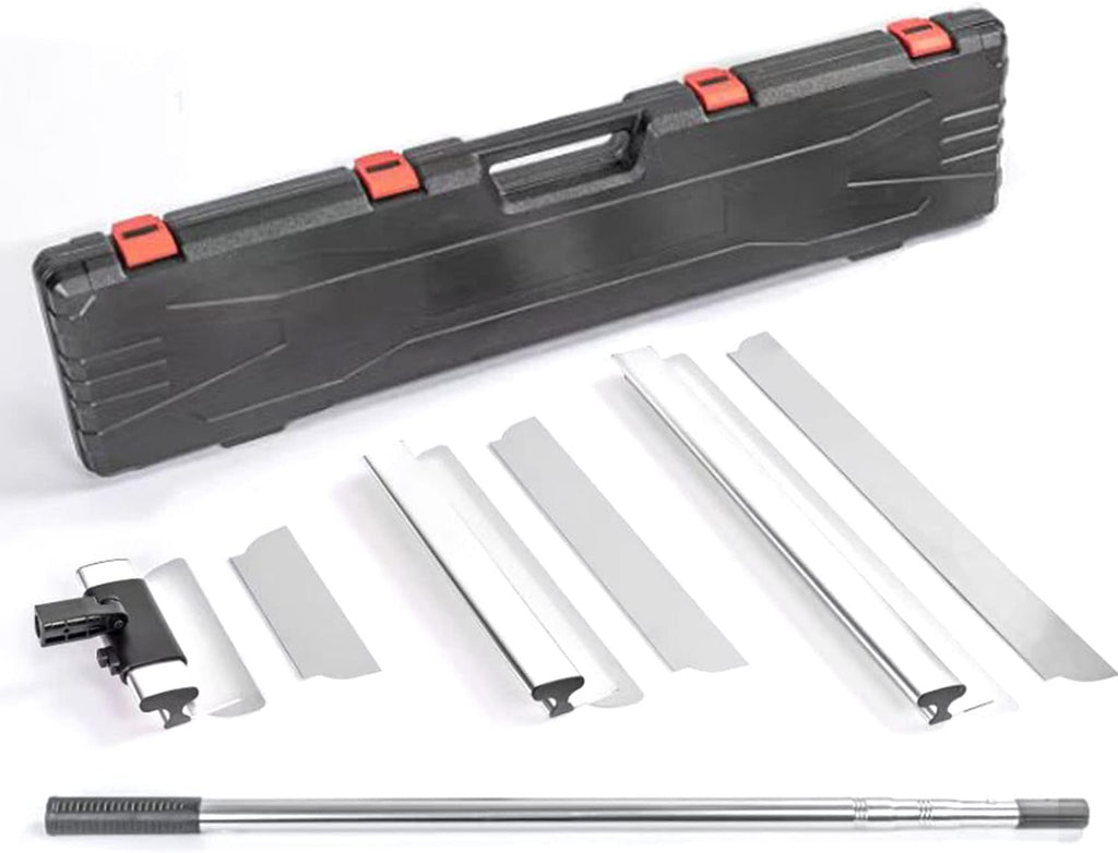 Skimming Blade Set with Extension Handle 12, 22 & 32 Blades 301 Stainless Steel T79474