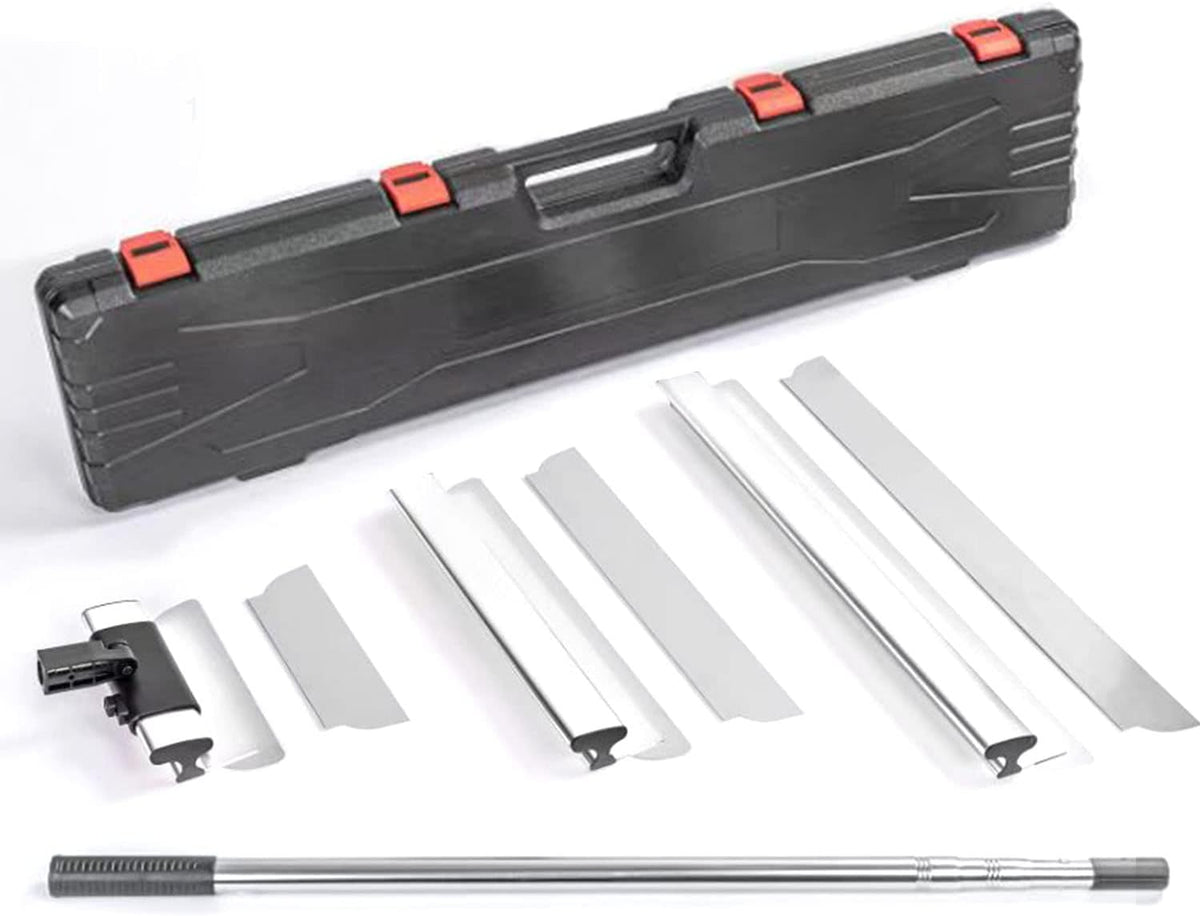 Skimming Blade Set with Extension Handle 12, 22 & 32 Blades 301 Stainless Steel T79474