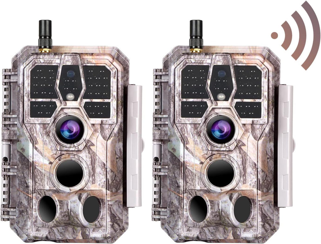 WiFi Deer & Trail Game Camera 32MP 1296P No Glow Night Vision Waterproof W221