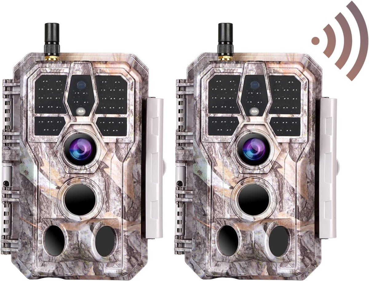 WiFi Deer & Trail Game Camera 32MP 1296P No Glow Night Vision Waterproof W221