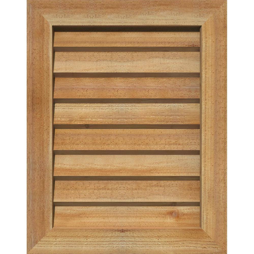 Unfinished Non-Functional Vertical Gable Vent A89123