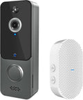 Wireless Video Doorbell Camera with Chime F63913