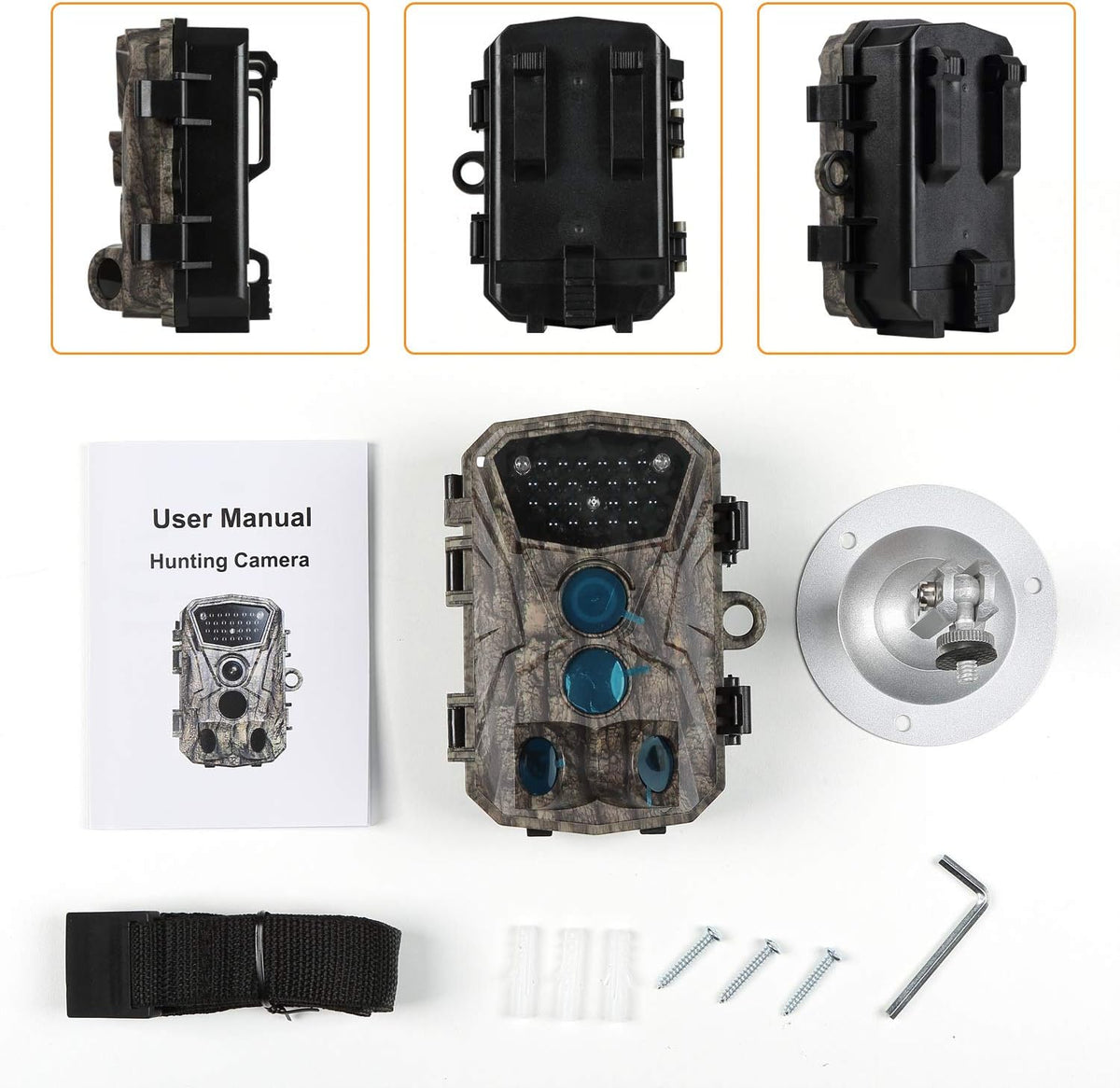 2 Pack 18MP 1080P Trail Game Camera with Night Vision K485165