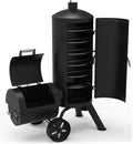 Heavy-Duty Vertical Offset Charcoal Smoker & Grill Q14587