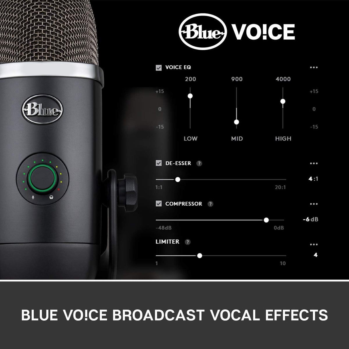 Condenser USB Microphone with LED Lighting A977400