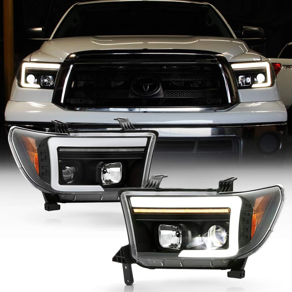Black LED Projector Headlights E889