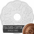Hand-Painted Polished Copper Butterfly Ceiling Medallion Z646701