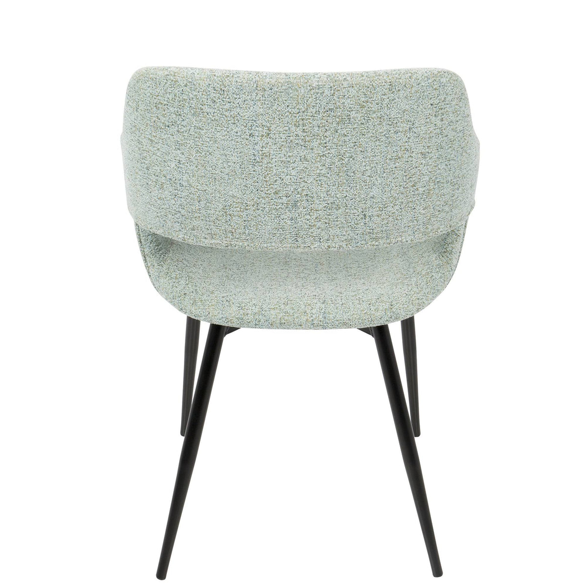 Mid-Century Modern Chair Set of 2 Green L1779