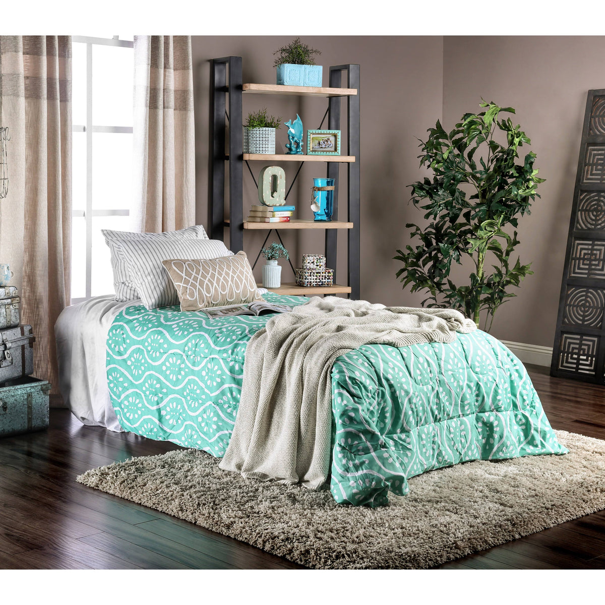 Platform Bed Frame with Mattress Foundation Full H745