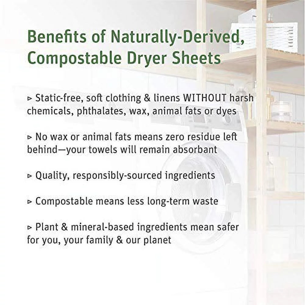 Baby Laundry Dryer Sheets Calming Chamomile 3 Count E2024