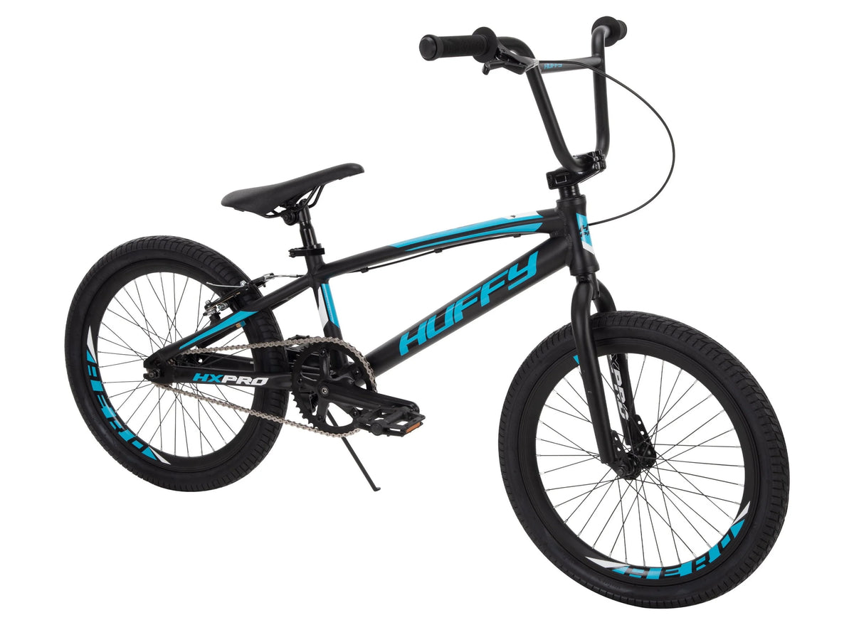 20-inch BMX Bike Black with Teal Aluminum Frame N528