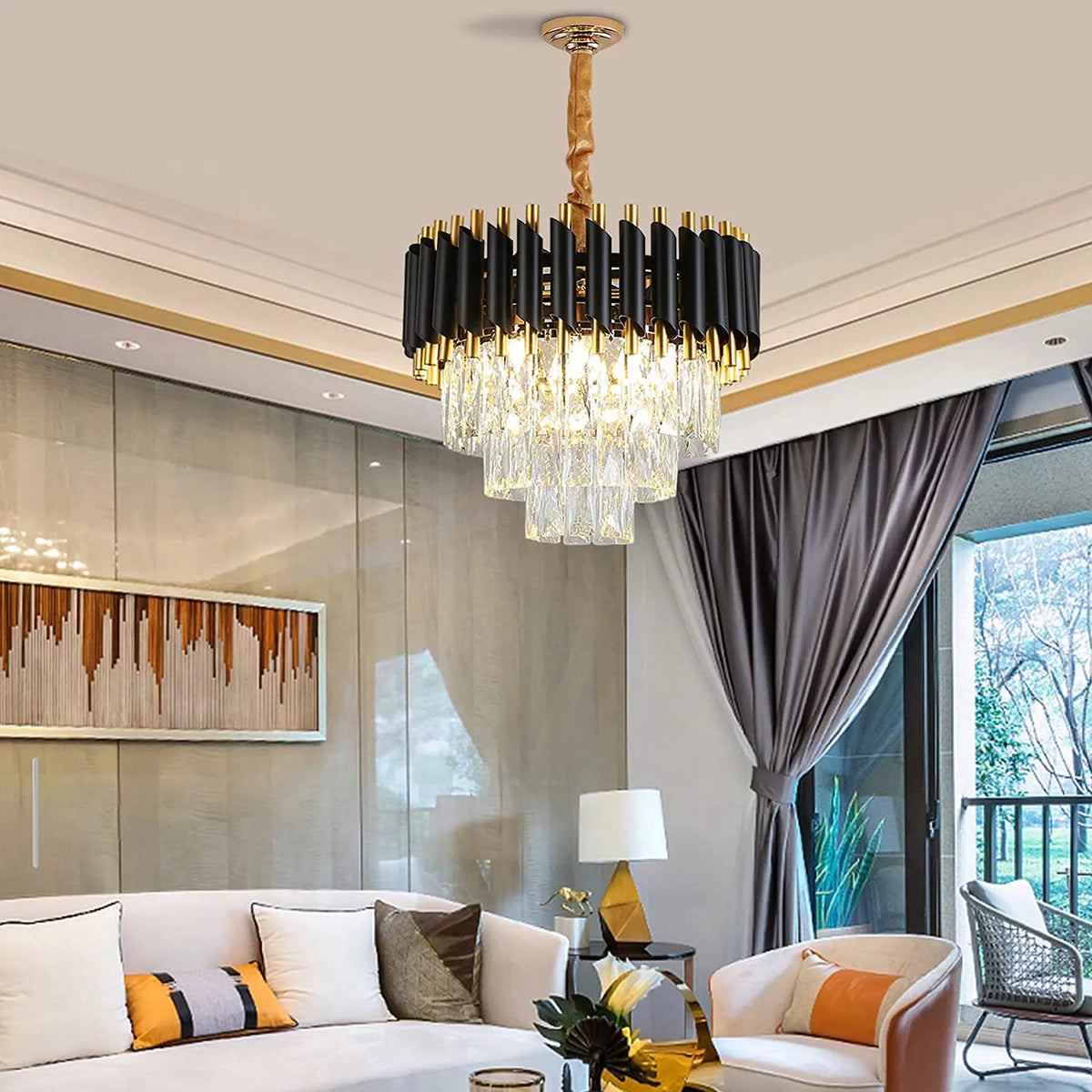 Modern Luxury Crystal Chandelier 4 Tiers Z791