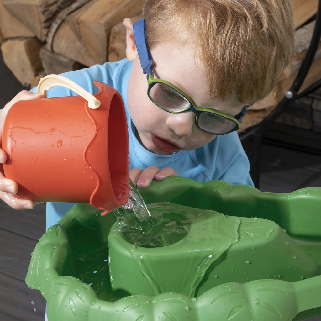 Gray Plastic Water Table with 13-piece Playset F8832