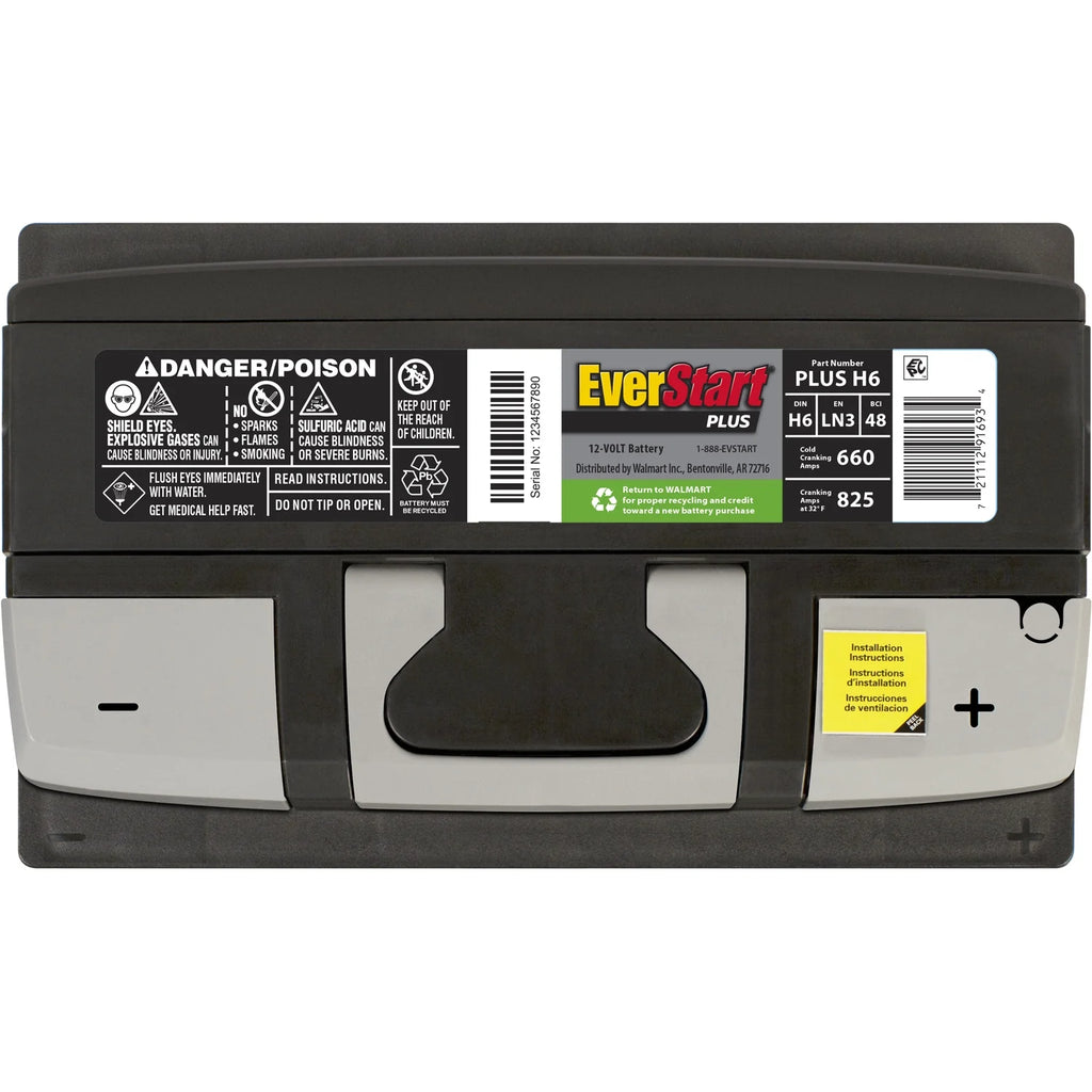 Lead Acid Automotive Battery 12 Volt 660 CCA F76466