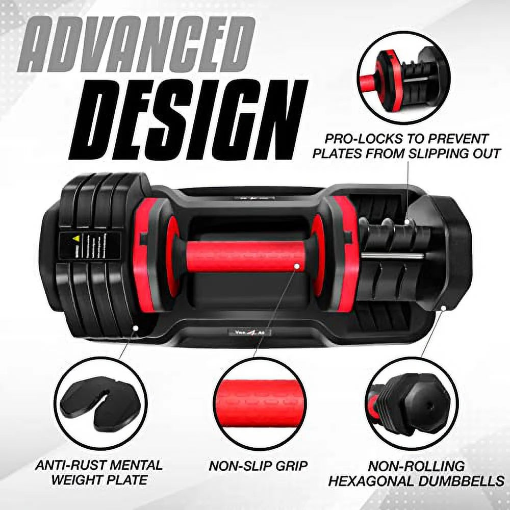 Adjustable Dumbbells Set of 2 55LBS K59514