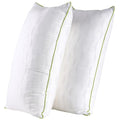 King Size Set of 2 Adjustable Bed Pillows with Zipper U595829