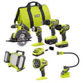 18V Cordless 4-Tool Combo Kit with Battery and Charger U723
