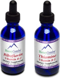Vitamin B2 (Riboflavin) Drops + Vitamin B1 (Thiamine) Drops 1 Fl Oz J776