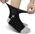 4 Pairs Seamless Loose Fit Non-Binding Cotton Crew Socks S2708