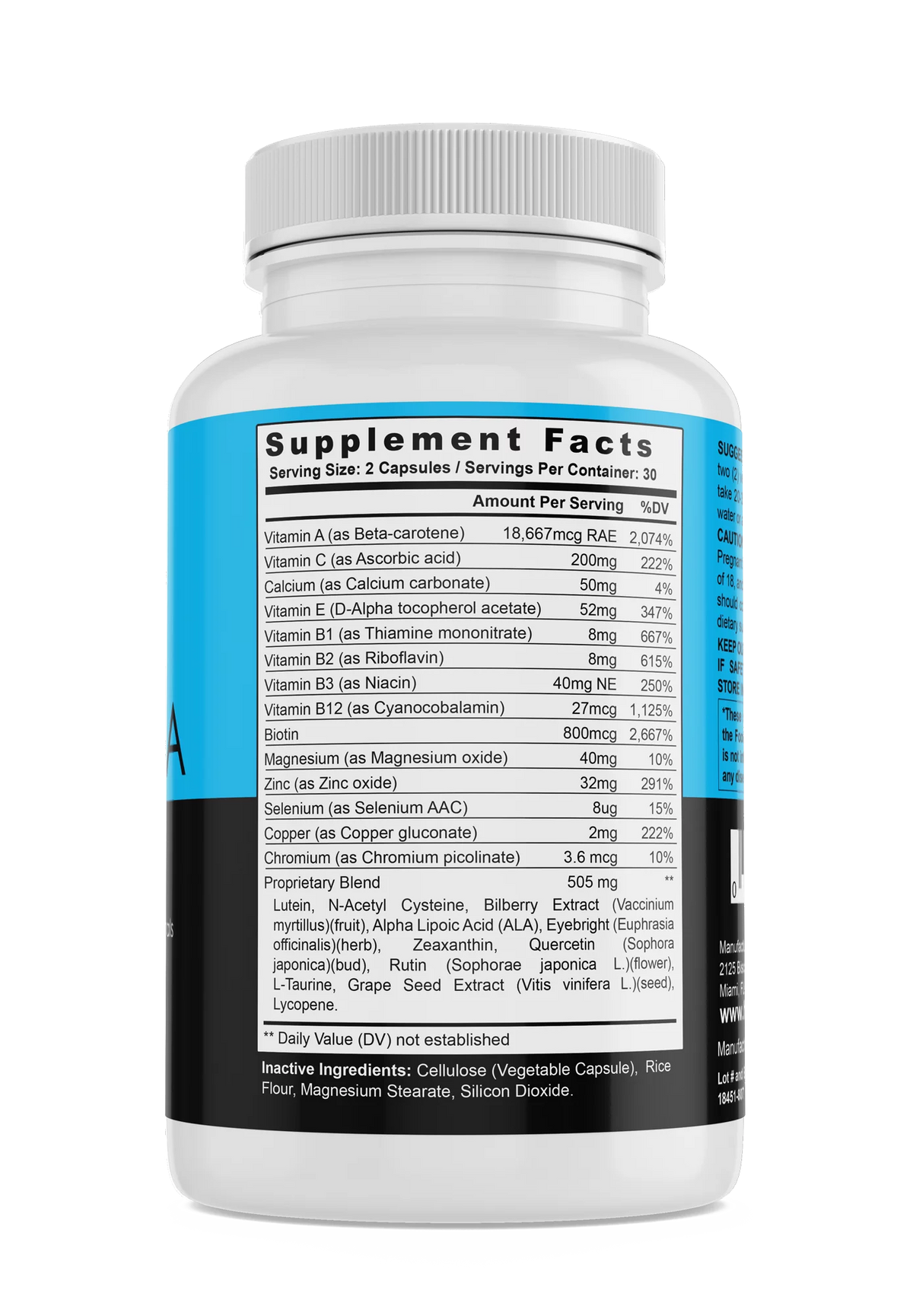 Eye Formula Supplement with Vitamins and Minerals F582450