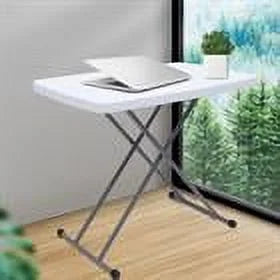 30"x 20" Portable Foldable Height Adjustable Dining Table T927971