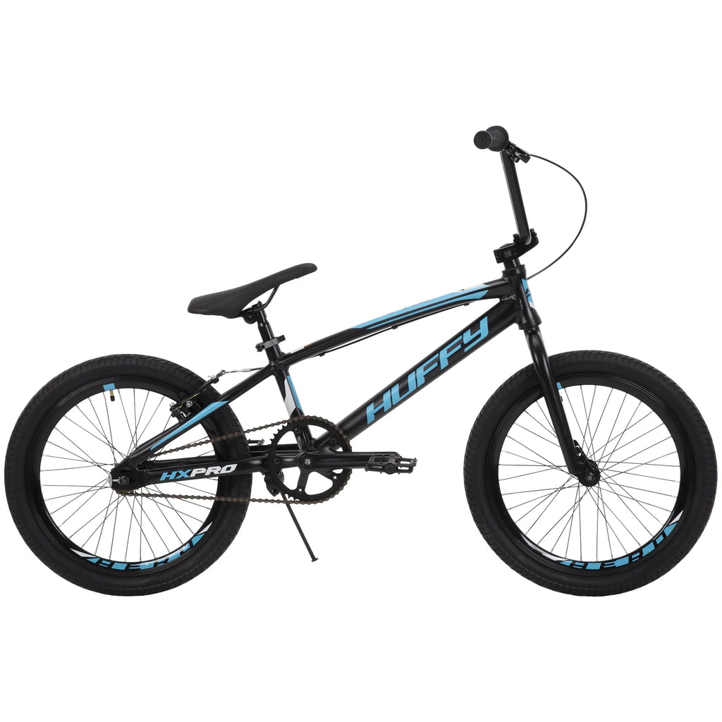 20-inch BMX Bike Black with Teal Aluminum Frame N528