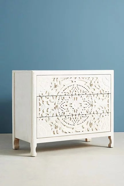 Wooden 3 Drawer Dresser Cabinet H270