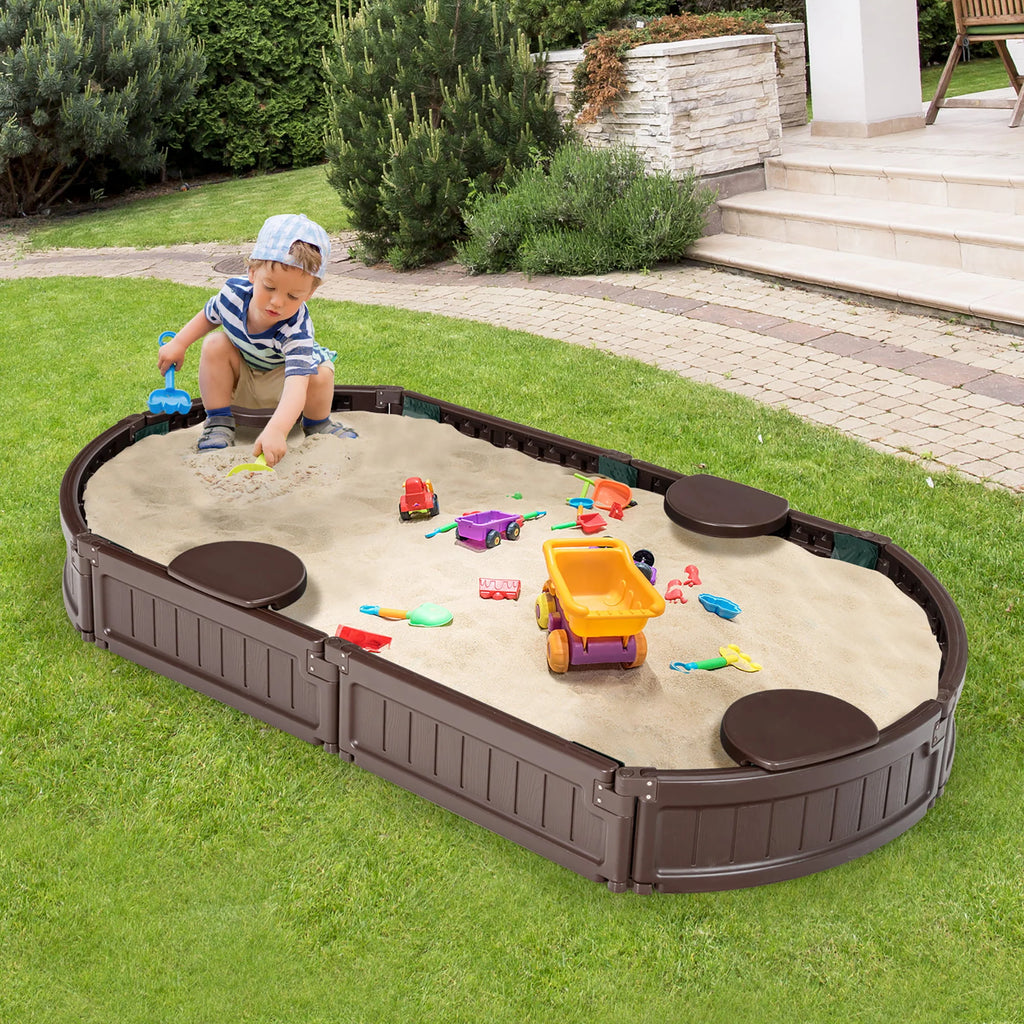 Wooden Sandbox with Cover J10865