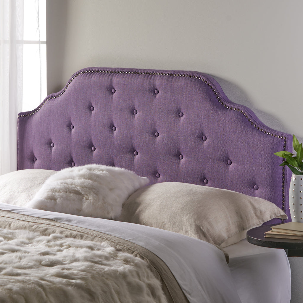 Light Purple Fabric Full/Queen Headboard Z7153