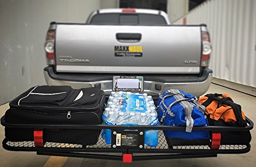 500 lb. Capacity Steel Hitch Mount Folding Cargo Carrier M1158