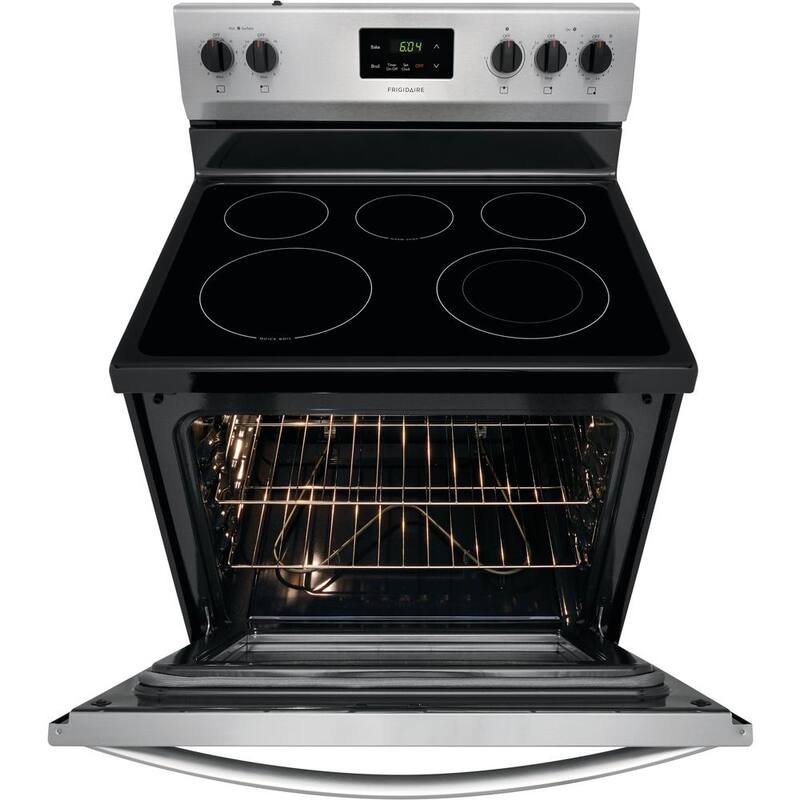 5 Element Freestanding Electric Range in Stainless Steel N672