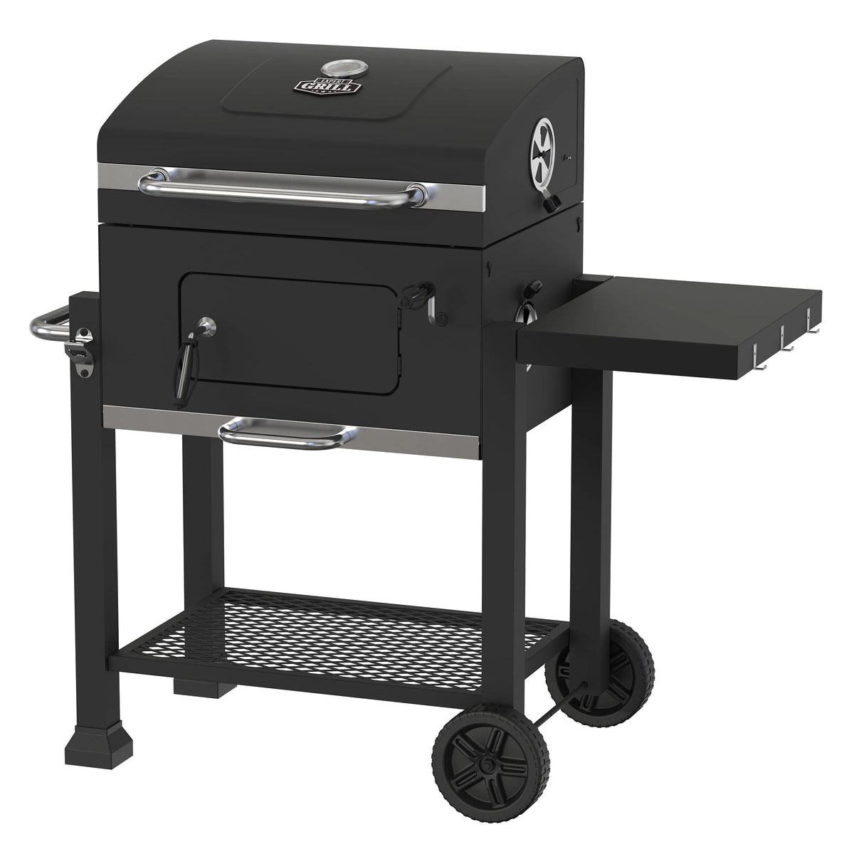 Heavy Duty 24-inch Charcoal Grill, Black I20075