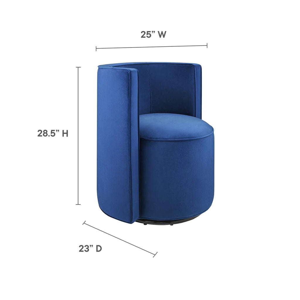 Velvet Swivel Chair X997768