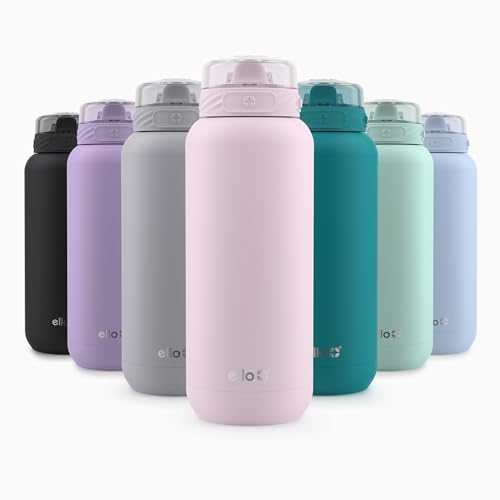 32oz Stainless Steel Water Bottle with Straw and Carry Handle J5985