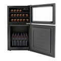 34" Dual Zone Wine Cooler Refrigerator Built-in Under-Counter Frost-Free O93208