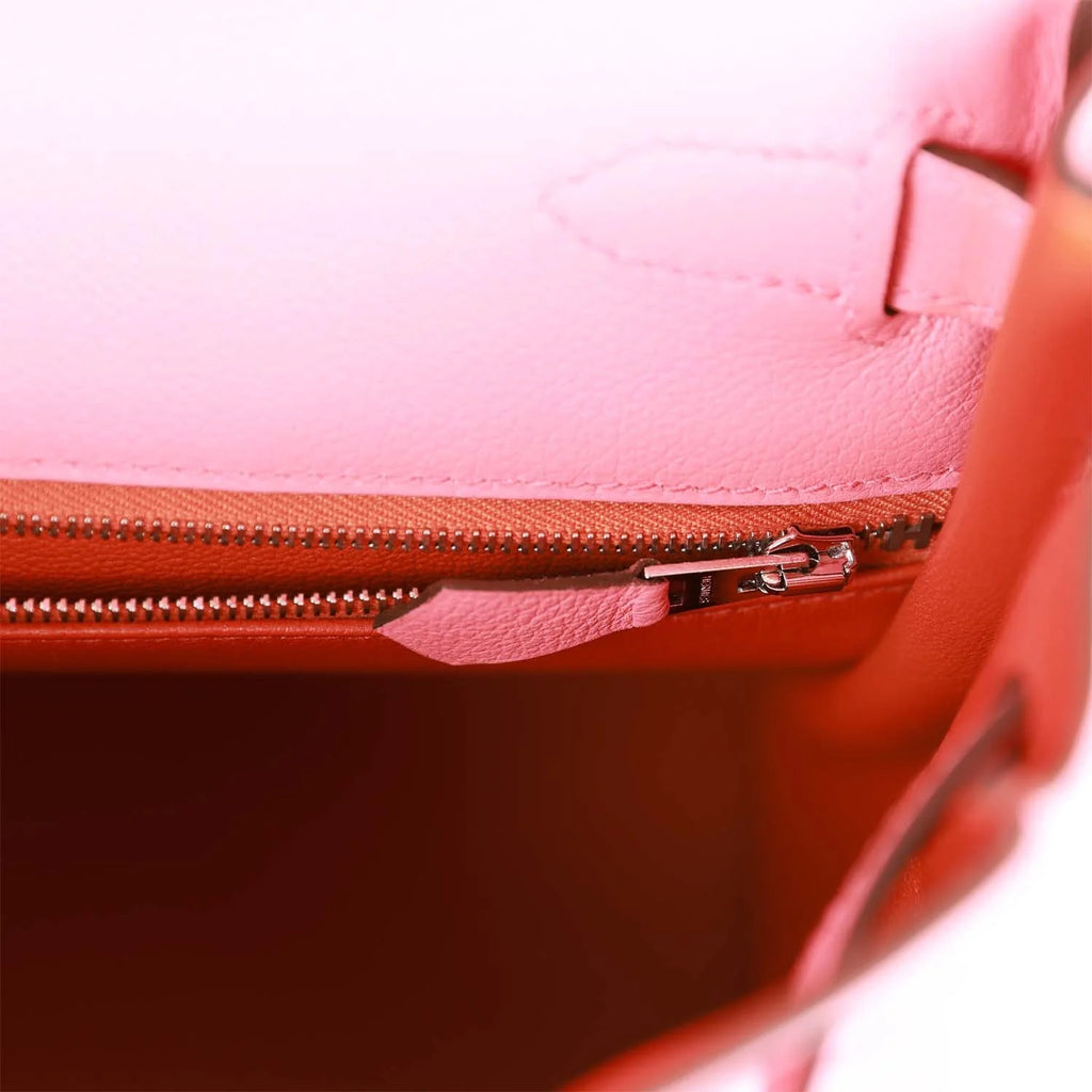 Rose D'Ete Verso Evercolor Palladium Hardware Handbag M7211