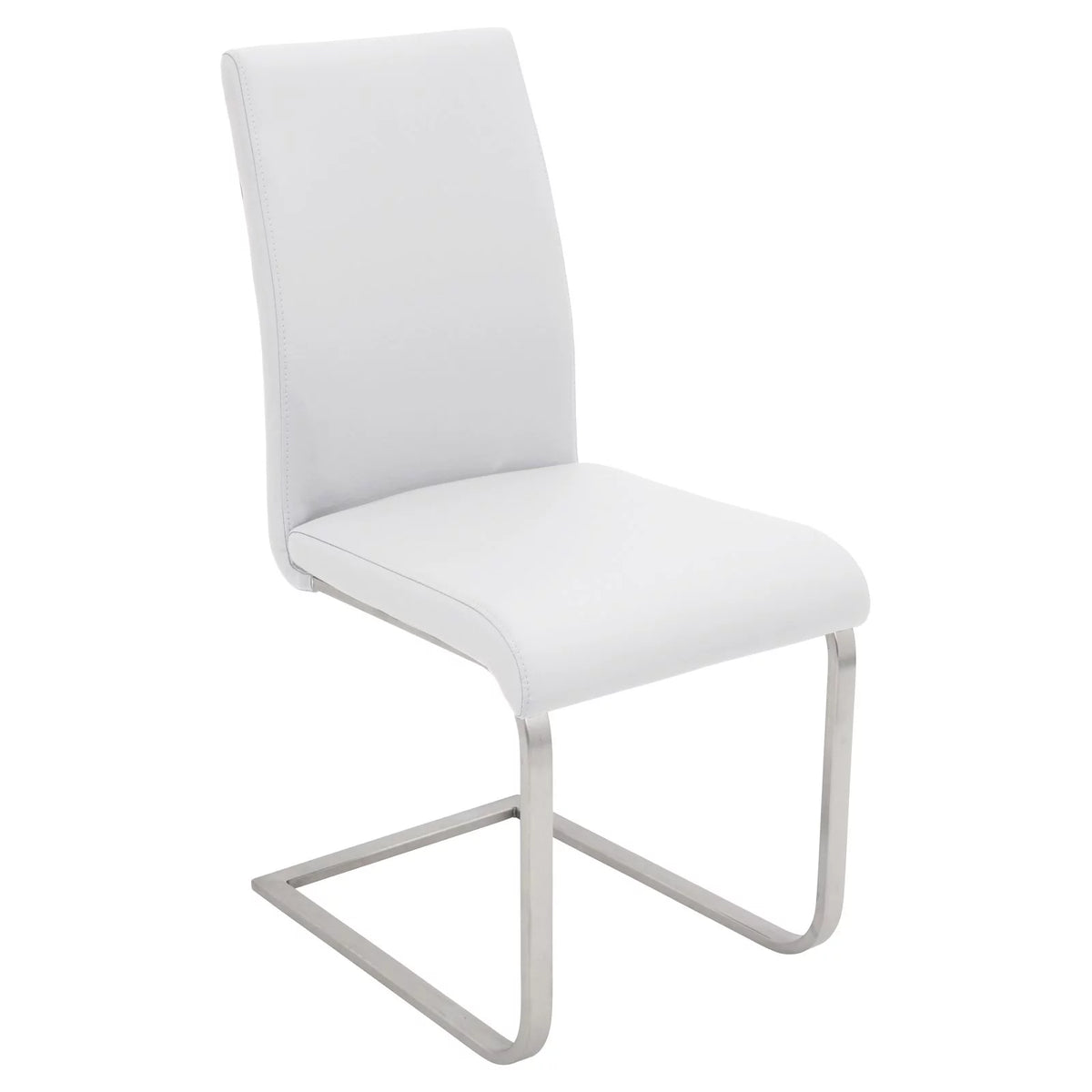 Set Of 2 White Dining Chair E793