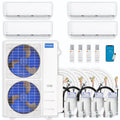 51,000 BTU 4 Zone Ductless Air Conditioner and Heat Pump G11957