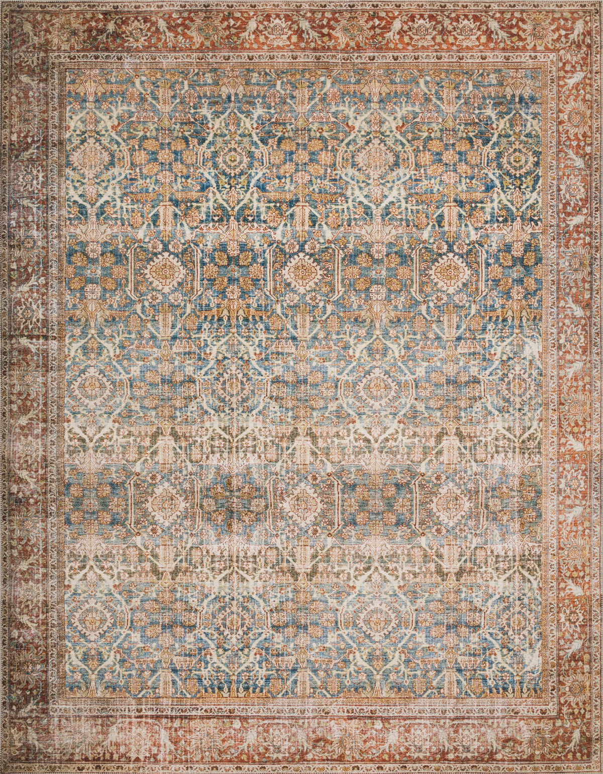 Ocean Rust 9'0 x 12'0 Rug R324