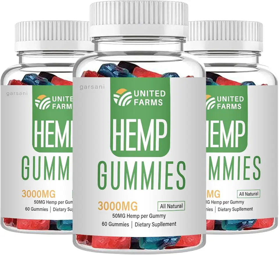 Hemp Gummies 3 Pack 180 Gummies U459104