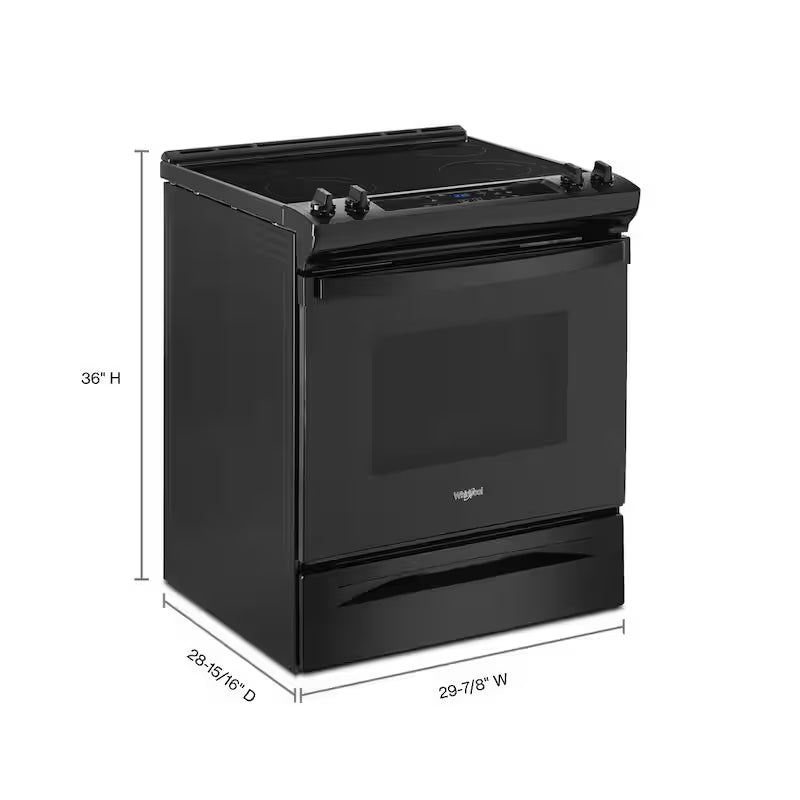 Electric Range in Black C3597