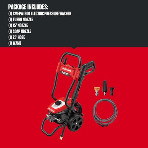 Electric Pressure Washer, Cold Water, 1900 PSI, 1.2 GPM, Corded D4985