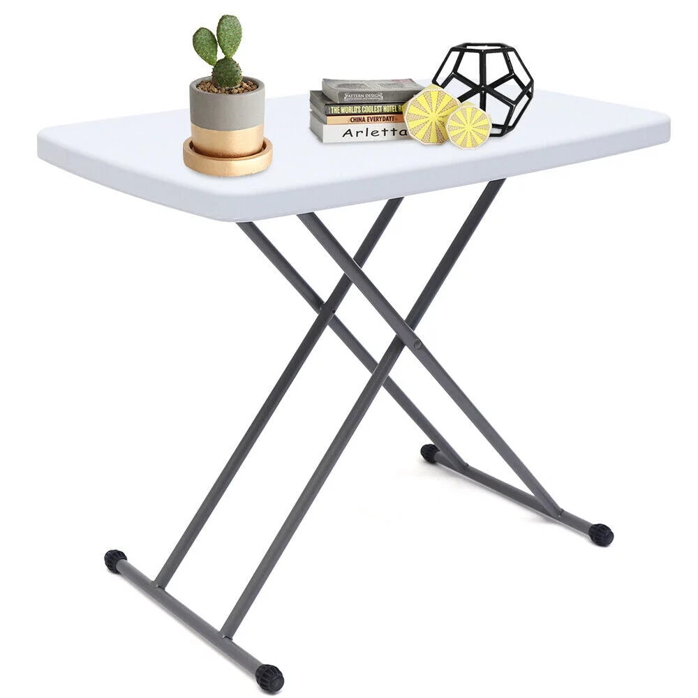 30"x 20" Portable Foldable Height Adjustable Dining Table T927971