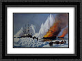 Black Ornate Framed Art Print D254