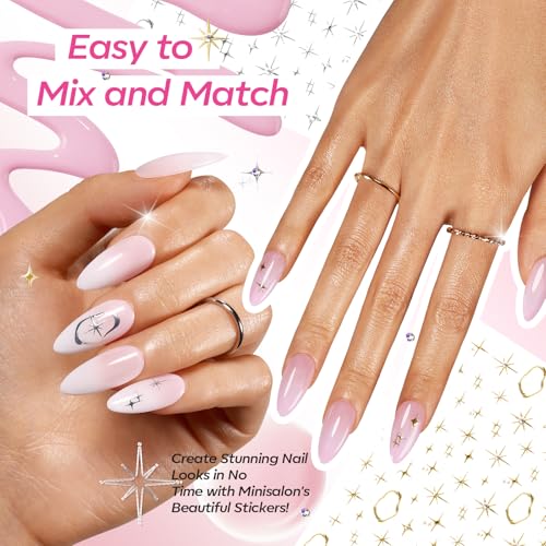 Sheer Pink Nude Red Brown Jelly Gel Nail Polish Kit with UV Light C8211