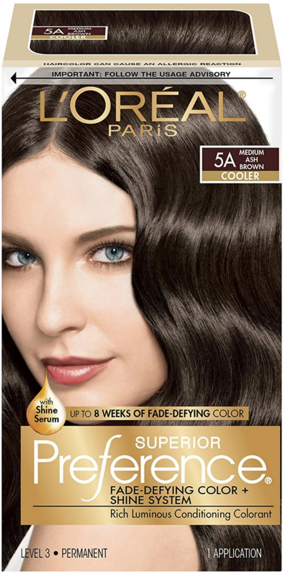 Permanent Hair Color 5 Medium Brown J817437