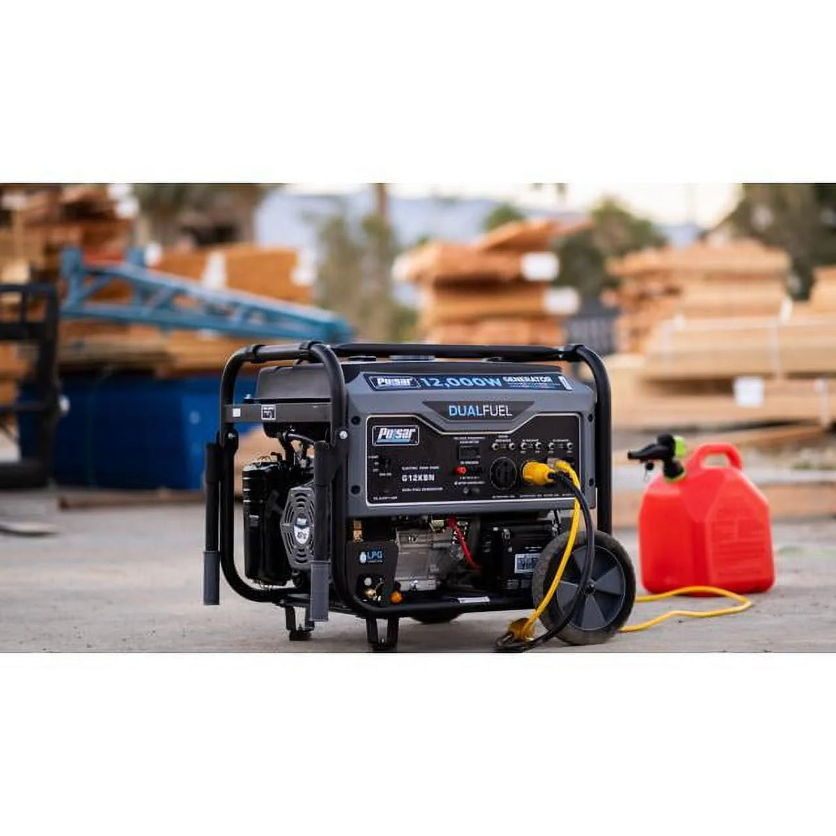 12,000W Dual Fuel Portable Generator with Electric Start C1591